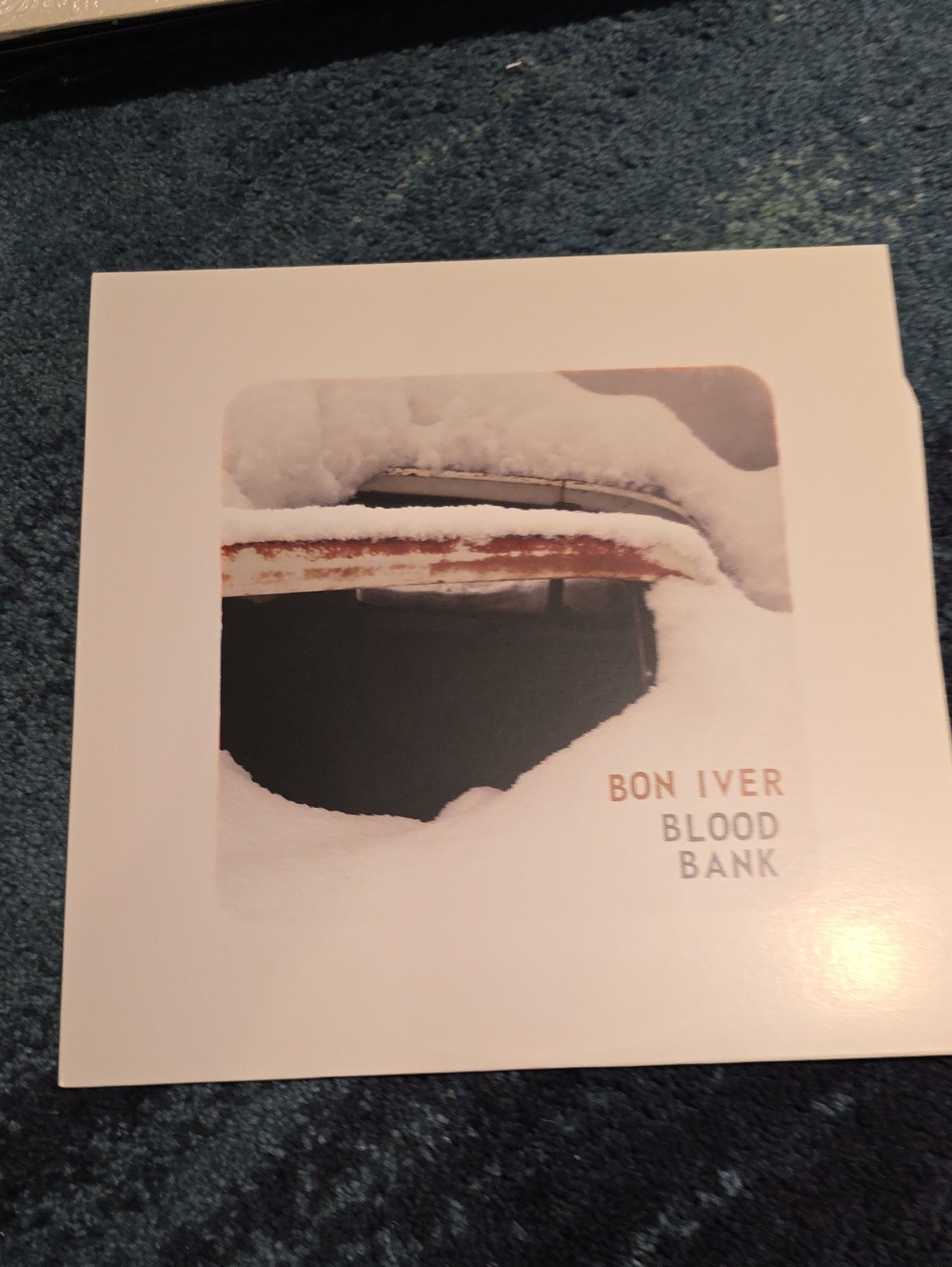 Bon Iver Blood Bank Vinyl EP Record Original 12" Indie Folk